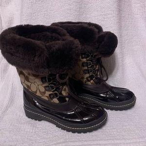 Coach Leonora Winter Boot 7B